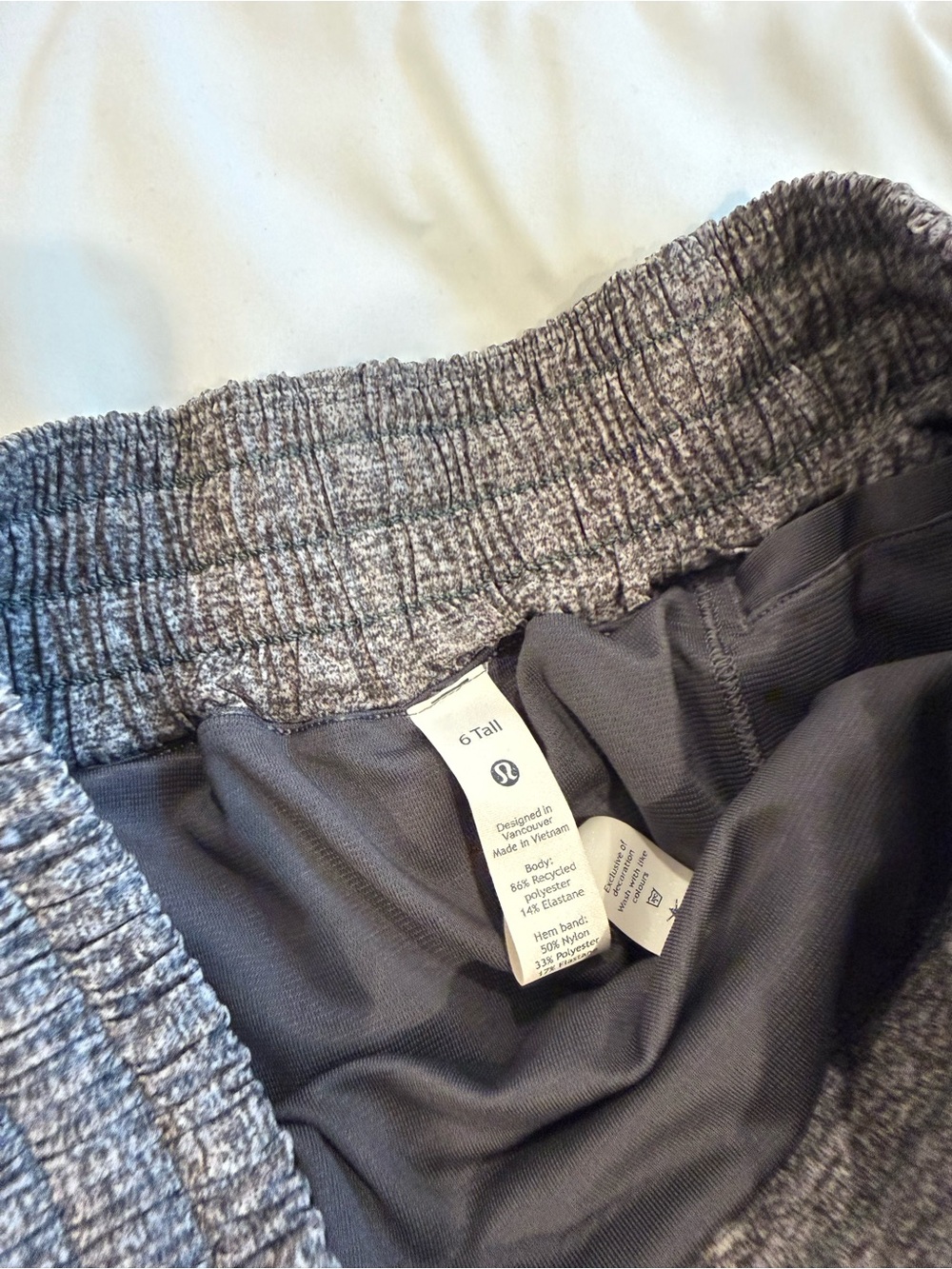 lululemon athletica Gray Performance Running Shorts - Picture 3 of 5